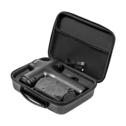 Masażer pistolet do masażu mięśni TEESA RELAX GUN MG60, 8 nakładek - czarny