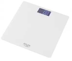 Elektroniczna waga  łazienkowa Adler AD 8157w do 150 kg biała