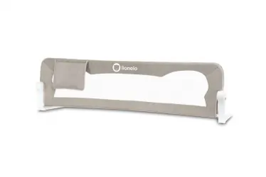 Barierka ochronna do łóżka Lionelo Hanna 42 cm wysokości - beżowa