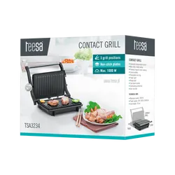 Opiekacz panini grill elektryczny Teesa 1000W 3 pozycje
