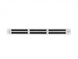 Patch panel 48x port 1U LANBERG do szafy RACK 19" KAT.5E szary