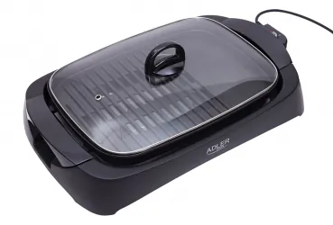 Grill elektryczny ze szklaną pokrywą Adler AD 6610 3000W