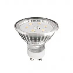 Żarówka LED GU10 1,2W AC230V, 100lm,WW,blister