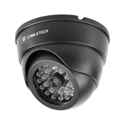 Atrapa kamery kopułkowej z LED Cabletech DK-3 zestaw 4 sztuk