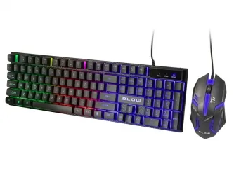 Zestaw klawiatura gamingowa podświetlana + mysz dla graczy BLOW Adrenaline TRIGGER
