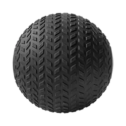 Mała piłka lekarska do ćwiczeń rehabilitacyjna Slam Ball 23cm 2kg REBEL ACTIVE