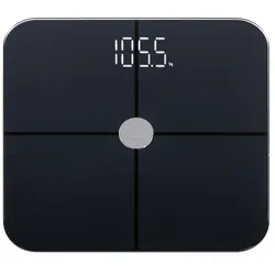 Waga łazienkowa analityczna Adler AD 8187 udźwig do 180 kg aplikacja FitGo - czarna