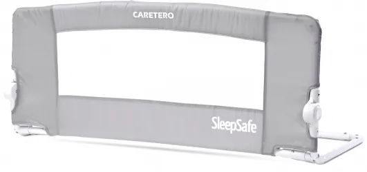Barierka ochronna do łóżka Caretero SpeepSafe 46 cm wysokości - szara
