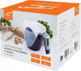 Elektroniczna waga kuchenna dzbanek LTC do 5kg 1,5l czarna