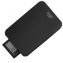 Elektroniczna waga kuchenna Adler ad 3167b ładowana przez USB do 10kg czarna