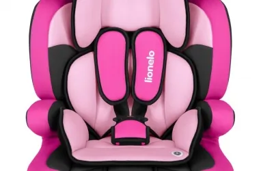 Fotelik samochodowy  Lionelo LEVI ONE Candy Pink  9-36 kg