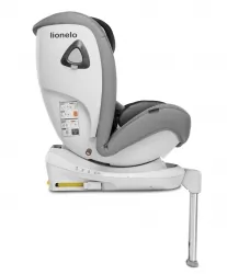 Fotelik samochodowy przód tył LIONELO BRAAM 0-36 KG ISOFIX + noga - kolor szary