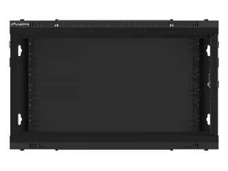 Szafa instalacyjna RACK V2 wisząca 19&#039;&#039; 6U 600x600 drzwi szklane Lanberg  - czarna