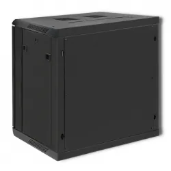 Szafa instalacyjna RACK Qoltec 19&#039;&#039; 12U 600 x 635 x 450 - czarna