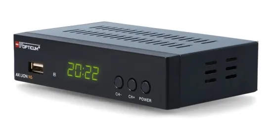 Tuner cyfrowy OPTICUM AX LION NS DVB-T2/C H.265 HEVC
