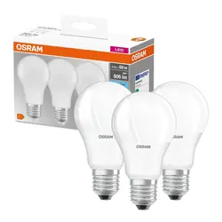 3x żarówka LED E27 OSRAM BASE CLASSIC 8.5W 4000K barwa neutralna