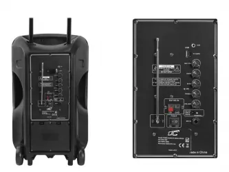 Podświetlany głośnik kolumna Bluetooth LTC Power Audio ACTIV ROCK PA200 SD USB FM REC MIC + pilot + 2 mikrofony