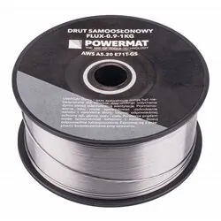 Drut spawalniczy rdzeniowy samoosłonowy 0,9mm 1kg Powermat FLUX-0.9-1KG
