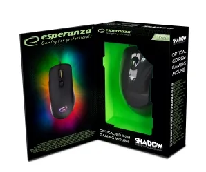 Gamingowa mysz dla gracza Esperanza SHADOW 3200DPI RGB czarna
