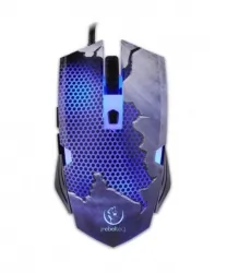 Optyczna podświetlana mysz dla graczy Rebeltec HORNET 2400 DPI 