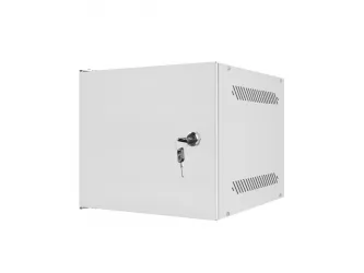 Szafa instalacyjna RACK wisząca 10&#039;&#039; 4U 280x310 drzwi metalowe Lanberg - szara