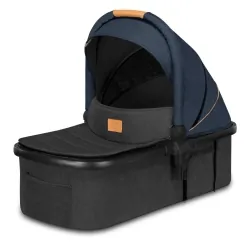 Wózek wielofunkcyjny LIONELO AMBER 2 w 1 spacerówka + gondola + torba + akcesoria - granatowy