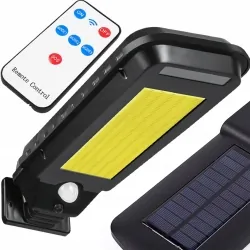 Lampa solarna LED LTC 30W z czujnikiem ruchu i zmierzchu + pilot