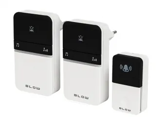 Bezprzewodowy dzwonek kinetyczny 16 melodii KINETIC DK-21 nadajnik + 2x odbiornik