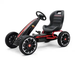 Gokart na pedały Milly Mally Abarth czarny