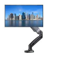 Uchwyt biurkowy gazowy do 1 monitora LED/LCD 13-27 cala + PIVOT