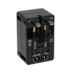 Uniwersalny adapter podróżny wtyk sieciowy Anglia USA Europa Chiny