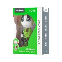 Interaktywny mówiący robot REBEL VOICE zielony