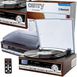 Gramofon Camry CR 1168 z radiem Bluetooth MP3 USB SD nagrywanie pilot