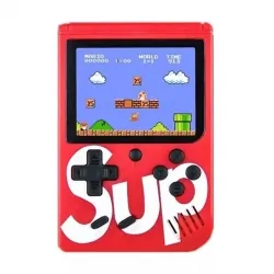 Konsola gamingowa przenośna do gier Retro 401 R2invest + gamepad czerwona