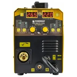 Migomat spawarka inwertorowa 220A Powermat PM-IMGTS-220L duży zestaw