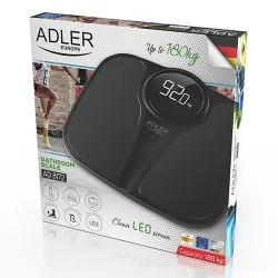 Elektroniczna waga łazienkowa Adler AD 8172 do 180 kg - czarna