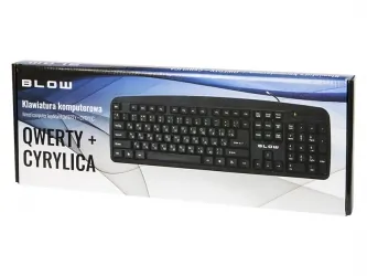 Klawiatura komputerowa BLOW KP-104 QWERTY   CYRYLICA