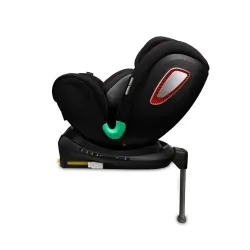 Fotelik samochodowy przód tył LIONELO ANTOON RWF 0-18 KG ISOFIX i-Size + noga - kolor czarny