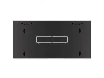 Szafa instalacyjna RACK wisząca 19&#039;&#039; 15U 570x450 drzwi szklane szybki montaż Lanberg (flat pack) - czarna