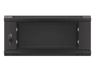 Szafa instalacyjna RACK V2 wisząca 19&#039;&#039; 4U 600x600 drzwi szklane Lanberg  - czarna
