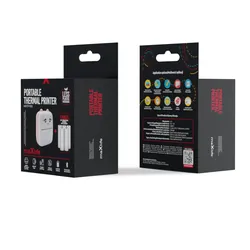 Drukarka termiczna Bluetooth Maxlife MXTP-100 różowa