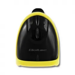 Laserowy czytnik kodów kreskowych 1D Qoltec USB - czarny