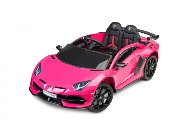 Samochód auto na akumulator Caretero Toyz Lamborghini Aventador SVJ akumulatorowiec + pilot zdalnego sterowania - różowy