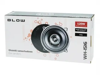 Komplet 2-drożnych głośników samochodowych BLOW WH-1516 5