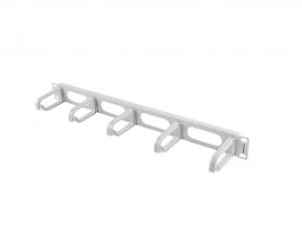 Organizer kabli LANBERG do szafy RACK 19" 1U z 5 uchwytami typ B szary