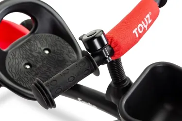Rowerek trójkołowy dziecięcy Caretero Toyz Embo z pedałami - czerwony