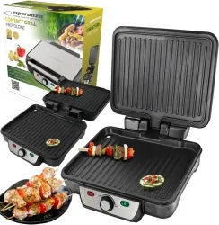 Duży grill kontaktowy Esperanza PROVOLONE 2000W