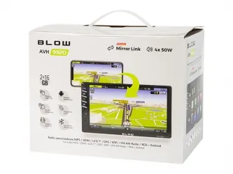 Radio samochodowe BLOW AVH-9920 2DIN 7&quot; GPS Android Bluetooth WiFi