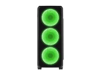 OBUDOWA GENESIS TITAN 750 GREEN MIDI TOWER Z OKNEM, REG. OBR., USB 3.0, BEZ PSU
