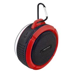 Głośnik przenośny Bluetooth Esperanza COUNTRY czarno-czerwony
